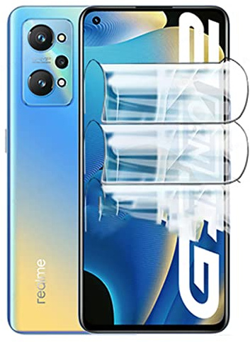 Protector Pantalla para Realme GT Neo 2 / Realme GT 5 / Realme GT Neo 3T | 2pcs Película de Hidrogel Flexible de TPU, Pantalla Curva Película Protectora, Fácil instalación, Sin Burbujas