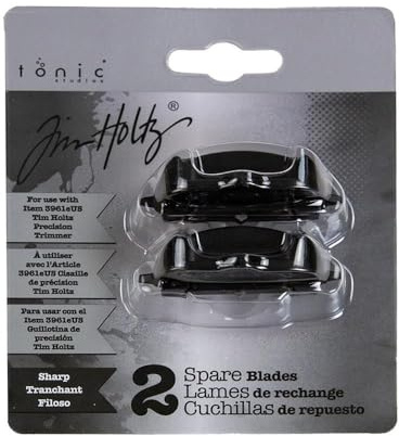 Tonic Studios Tim Holtz Papierschneider Ersatzklingen - 2 Stück – für Precision Paper Trimmer 31,5 cm – Tonkarton & Papierschneider