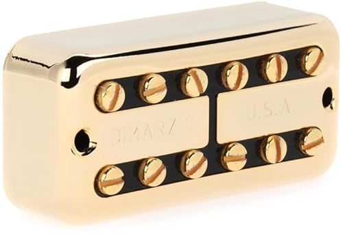 DiMarzio DP 292FGBK New'Tron Bridge Filtertron Humbucker, E-Gitarren Tonabnehmer, Gold/Schwarz