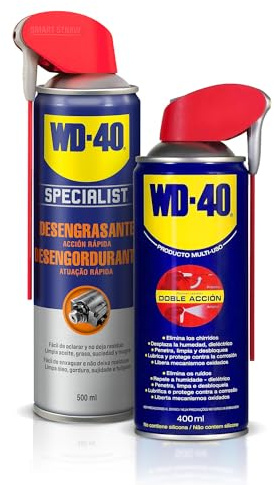 WD-40 Specialist - Bipack Desengrasante en spray 500ml + WD-40 Multiusos spray 400ml