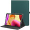 HGWALP Custodia universale per Tablet da 9-11 pollici，Multi-Viewing Angles PU Leather Stand Folio Cover con Porta Penna per 9 10.1 10.5 11 Touch screen Tablet-Green