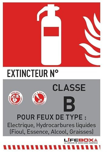 LIFEBOX Hinweisschild Feuerlöscher B