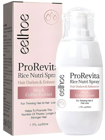 Reiswasser für Haarwachstum,50 ml Haarwachstumsspray,Hair Helper Spray,Hair Helper Growth,Rice Water Spray für Dünner Werdendes Haar und Haarausfall (Rosa)