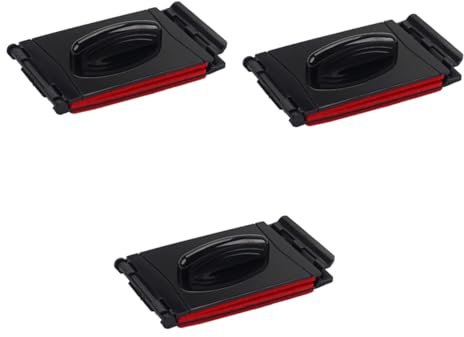 SHOWERORO 3stücke Guitar String Cleaner Und Fretboard-reinigungswerkzeug Ergonomisches Design Lint-freie Mikrofaserpads Für Gitarre Bass Ukulele Banjo Rot Pflegt Saiten Und Griffbrett