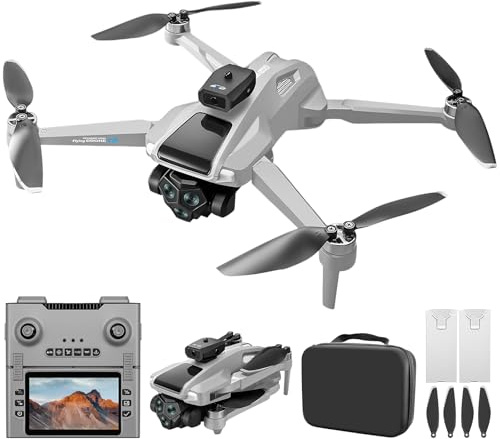 OBEST Drone GPS con Cámara 4K Adultos,Dron FPV con Pantalla 4.5 y 4GB