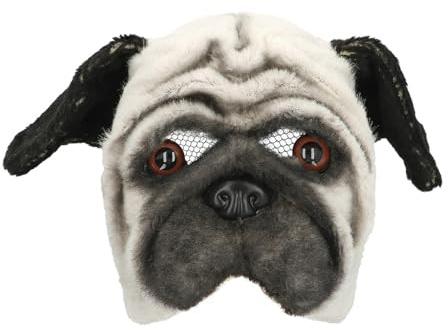 Boland – Masque animal en peluche pour adultes, ajustement confortable, demi-masque pour costumes, carnaval, soirée à thème ou Halloween