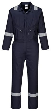 Portwest Combinaison coton Iona, Couleur: Marine, Taille: 4XL, C814NAR4XL