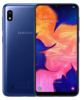 Samsung SM-A105FZBUBTU Galaxy A10 4G Smartphone débloqué 32 Go – Bleu A (renouvelé)