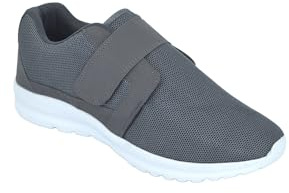 Pegasus Men's Wide Fit Trainer Touch Fastening with Rubber Sole | Comfortable, Lightweight & Breathable Trainers for Men
