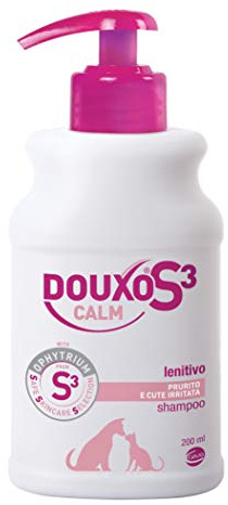 DOUXO® S3 CALM - Shampoo - Igene di Cane e Gatto - Pelli Sensibili - Idrata e Protegge - Fragranza Ipoallergenica - 200ml