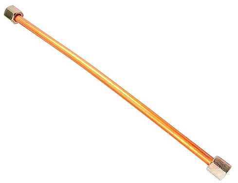 QUARKZMAN 200mm Rame Aria Compressore Scarico Tubo x 1pz Materiale Accessori Parte Sostituzione per Compressore Aria, [Ramato]