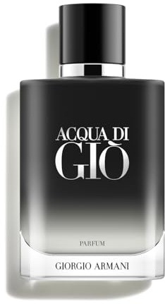 Armani Beauty – Acqua di Giò – Parfum – Cologne for Men – Fresh & Woody Men's Fragrance – Bergamot, Ginger, Marine, Geranium, Rosemary, Clary Sage, Patchouli, Incense Notes - 3.3 Fl Oz