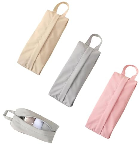 NentMent Confezione da 2 borse organizer da viaggio con manico con cerniera a compressione per biancheria intima, mini sacchetti per imballaggio cubi, valigie, cravatte, mutandine, cosmetici, articoli
