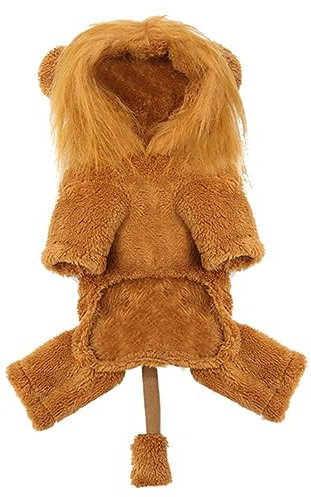 BESPORTBLE 1stück Halloween Hundekostüm Aus Weichem Fleece Lustiges Löwen-Outfit Für Haustiere Geeignet Für Hunde Und Katzen Für Festlichkeiten Wie Halloween Und Weihnachten