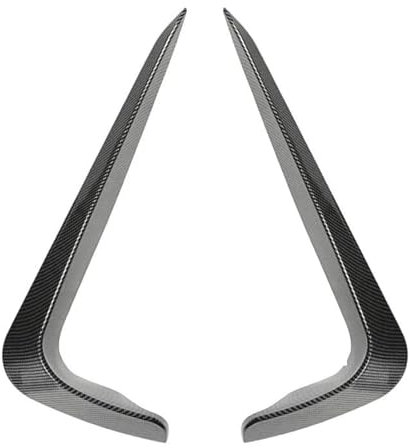 Front Spoiler Lippe Für BMW 3er E90 E91 320i 330i 316i 318i 335i Pre-LCI 2005–2012 Nur Auto-Frontstoßstange Canard-Splitter Frontspoiler(Carbon Look 09-12 A)