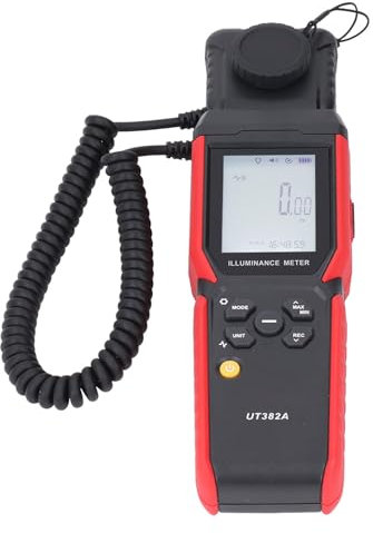Digitaler Lichtmesser, Digitaler Beleuchtungsmesser ABS Light Meter Plants Photometer Fußkerzen Luxmeter für, Lichtmesser und Fotometer