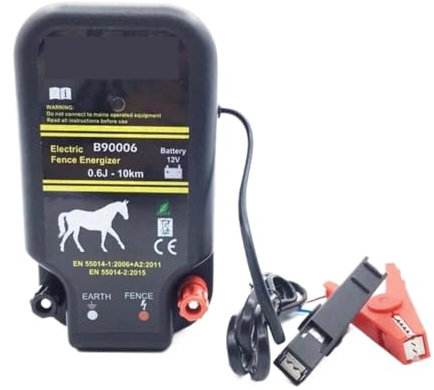 Elstängsel Energisator, Elstängsel 12v batteridriven 20km energi for gård och djur För djur