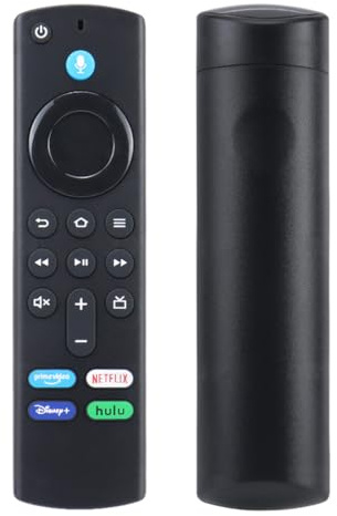 GNALIA Telecomando Fire Stick, 1 Pezzo, 3A Generazione Con Voce, Compatibile Con Fire Tv Stick (2A/3A Gen/Lite/Hd) E Fire Tv Cube (2A/3A Gen), Nero