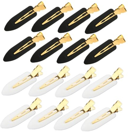 LIFKOME 16 pièces Lot de Pinces Cheveux sans Pli pour Femmes Barrettes No Bend Créaseless Design Décoratif Adaptées Cheveux Épais Accessoires Coiffure et Élégants