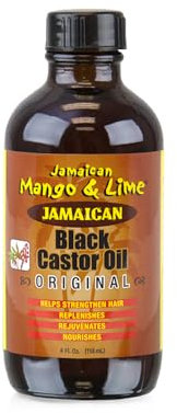 Jamaican Mango & Lime Schwarz Castoröl, 118 ml