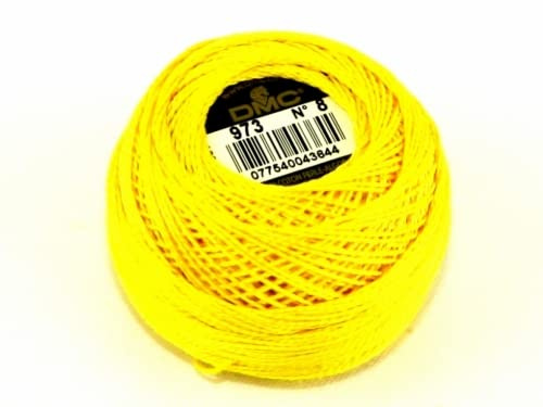 DMC Perlgarn, Baumwolle, Größe 8, 973, 10-g-Knäuel