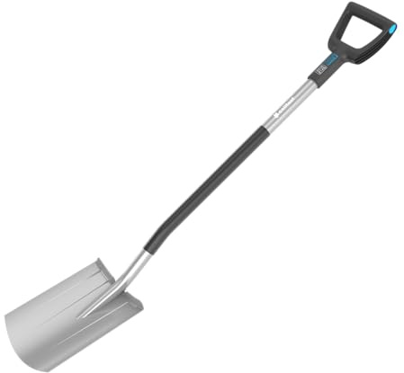 Cellfast Gärtnerspaten (rund) ENERGO™ [1230 mm] zur Arbeit im harten Boden, erlaubt einfaches und sicheres Ausgraben, Einpflanzen, Griffs bietet einen sicheren und bequemen Handgriff, 40-001