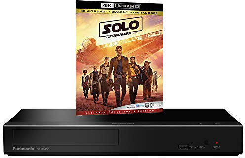 Panasonic DP-UB450 MULTIREGION Blu-ray Player Bundle with Solo - A Star Wars Story Ultra HD 4K Blu-ray Disc