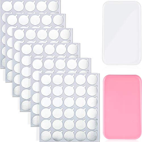 900 Stücke Einweg Wimper Kleben Halter Palette Wimpernverlängerung Kleber Aufkleber Pads und 2 Stück Wiederverwendbare Wimpern Pad Ständer für Makeup Werkzeug Liefern