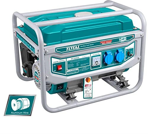 TOTAL - Generatore di corrente 3,0 kW con motore 4 tempi e avviamento a strappo
