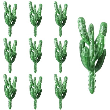 Laroal Lot de 10 Cactus artificiels Miniatures