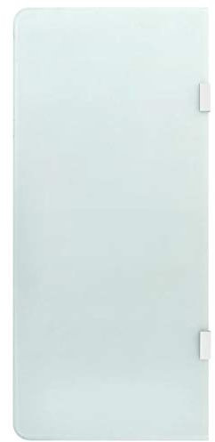 Tidyard Brise-Vue pour urinoir Mural 90x40 cm Verre trempé, Pare-Baignoire Paroi de Douche, Écran de Douche Fermeture de Baignoire Mur Panneau de Douche pour Salle de Bain