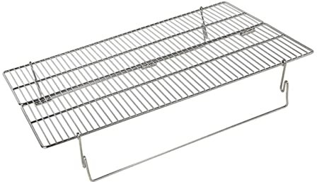 BESPORTBLE Portable Stainless Steel Camping Stove Stand and Outdoor Grill Grate Racks, Foldable Barbecue Tool for Camp Fire Grills, for Camping Cooking with Chicken and Vegetables