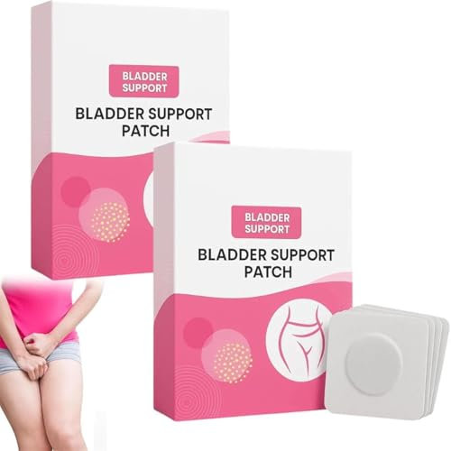 2Pc Bladder Support Patch | Bladder Control Patch | Breathable Bladders Control Anti-Leakage Tablets with Herb Formula | Comfortable Pelvic Floor Support Health Patches for Men & Women