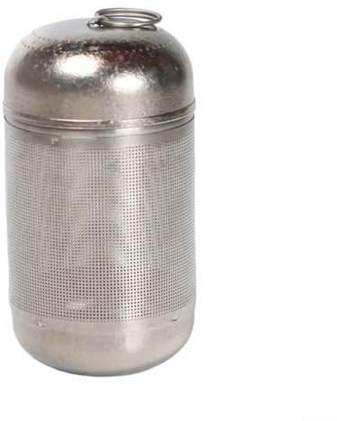 Feeshoppher Filtro infusore a sfera in titanio con design staccabile, per foglie di tè sfuse, casa, ufficio, viaggi, campeggio, taglia M