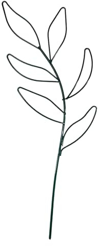 Enrejado para trepar plantas, marco de metal en forma de hoja, soporte de jardín inoxidable, estructura de soporte vertical, ayuda para plantas de interior y exterior, ideal para vid, hiedra, vegeta