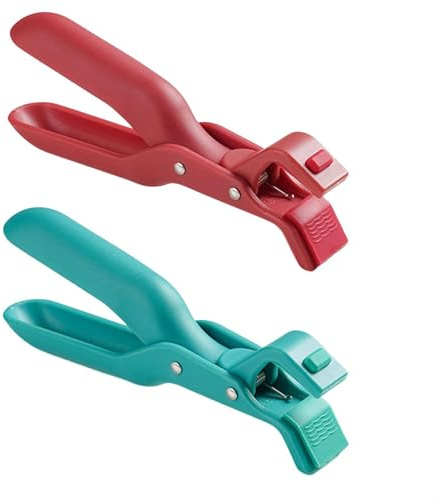 2 Pcs Pince Air Fryer,Pince Pour Air Fryer,Pince Anti-Brûlure,Pince Anti Chaleur Pour Isoler La Chaleur Et Les Brûlures,Pince Isolante En Silicone.