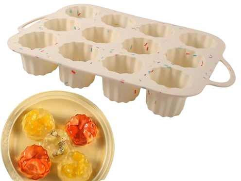 Silikonbakformar Non-stick-behandlade och livsmedelsgodkända