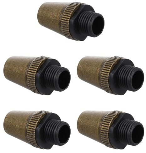SEWACC Set 5 Pezzi Morsetti Fermacavo Antistrappo in Bronzo Antico, Clip per Cavo Lampada da Soffitto, Pressacavo per Cablaggio Elettrico Fai da Te, Compatibile Cablaggio Automobilistico