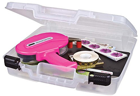 ArtBin 6960AB Quick View Deep Base Carrying Case, Portable Art & Craft Storage Box, 14.5 x 15, Clear