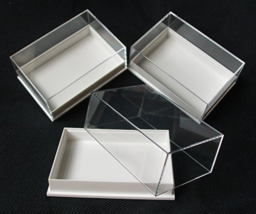 12 Stk Präsentationsboxen, Schauboxen, Boxen aus Acryl, ideal für Fossilien,Münzen,Mineralien etc