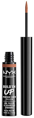 NYX Cosmetics Build'em Up Powder Brow Filler, Auburn, Full Size