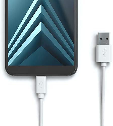 JAMEGA – 1m Micro USB Kabel | USB Ladekabel Datenkabel für Micro USB Geräte kompatibel mit Samsung, HTC, Huawei, Sony, Nokia, Nexus, Kindle, PS4 XBOX Controller uvm. – Weiß