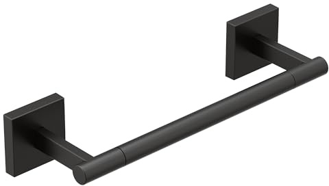 Moen BP1886BL Triva 9 Bathroom Hand -Towel Bar, Matte Black