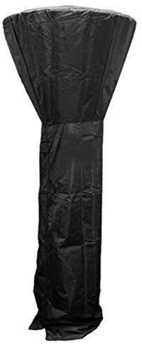 Housse pour Parasol Chauffage,Couverture De Protection De Chauffant De Terrasse avec Fermeture éclair,Imperméable,210D Oxford Noir 226cm