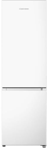 Fridgemaster MC55265E 55cm Freestanding 269 litre 70/30 Fridge Freezer - LED Lighting- 4 Star Freezer Rating -White - E Rated, H180 x W55 x D55.8 (cm)
