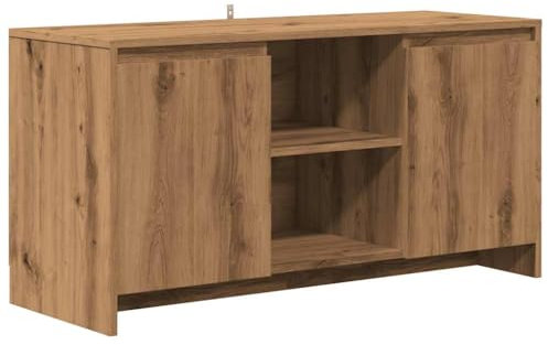 vidaXL TV-Schrank Artisan-Eiche 102x37,5x52,5 cm Holzwerkstoff, TV-Ständer, TV-Bank, Fernsehschrank, TV-Board, TV Sideboard, Fernsehtisch