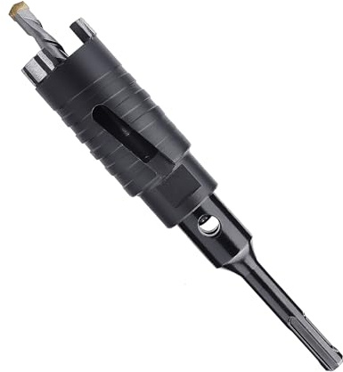 1-1/4 inch / 32mm Dry Diamond Core Drill Bit with SDS Plus Adapter, Concrete Core Drill Bit for Dry/Wet Drilling Granite Marble Masonry Concrete Brick Stone and Block (32mm (1-1/4 inch))