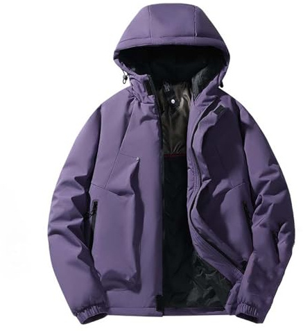 CXKOLD Giubbotto Primaverile Uomo Giubbino Uomo Autunno Pelle Giaccone Invernale Uomo Elegante Giacca Cuoco Uomo Manica Lunga Bianca Giubbini Uomo Giacca Effetto Piumino Uomo Piumino Uomo Blu Lucido