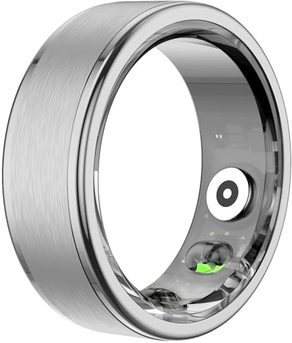 findtime Smart Ring Android cardiofrequenzimetro contapassi Smartring iOS Fitness Tracker Anello Contatore calorie Smarring per uomo donna e donna
