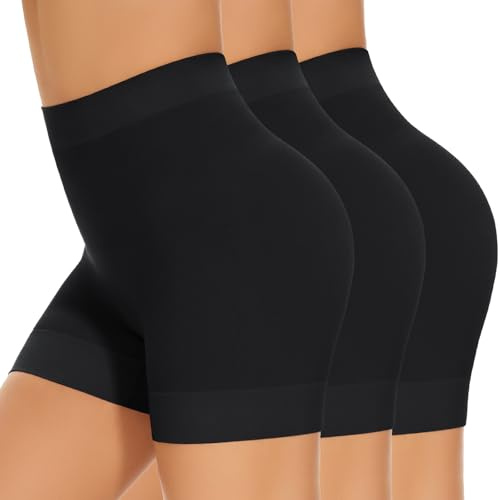 YUTYTH Women Anti Chafing Seamless Slip Shorts Under Dress Safety Pants | Seamless Ultra Soft Stretchy Safety Panties Smooth Boxers Underwear Cycling Yoga